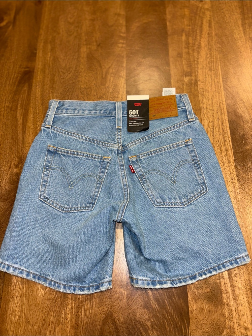 Levi's Light Blue Denim Cutoff Shorts